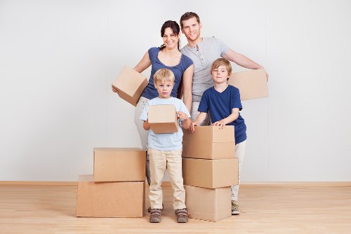 Professional movers handling a house move in Isleworth