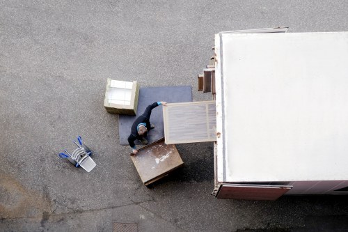 Removal van loaded for a home relocation in Isleworth