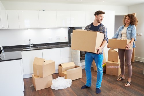 Commercial man and van moving service near Isleworth