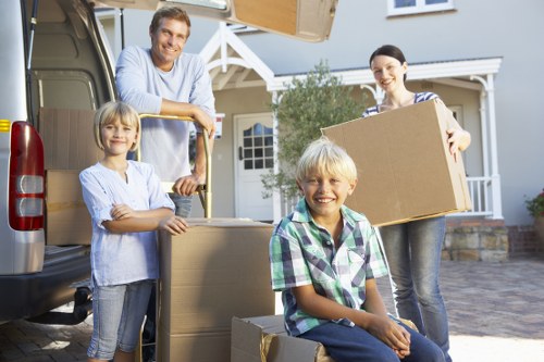 Safe and organised van loading by trained Isleworth removal staff