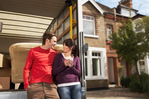 Commercial removals van supporting a move in Isleworth
